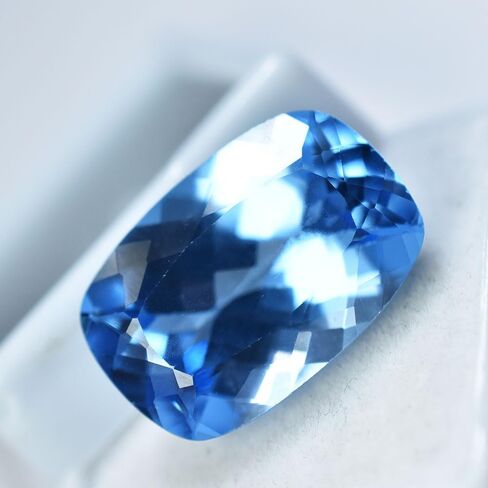 16.8 Ct Natural Cushion Cut Rare Blue Sapphire AA+ Certified Genuine Gemstone in Kuwait