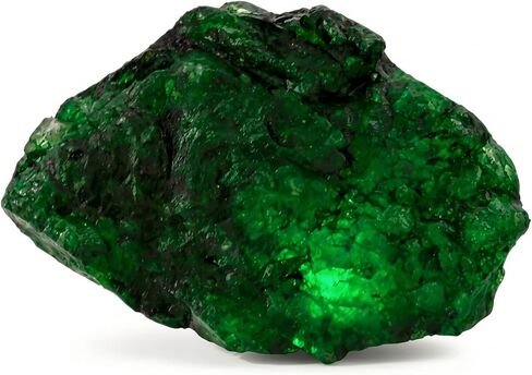555 Ct Natural GREEN Emerald ROUGH Earth Mined CERTIFIED Gemstone Free Delivery in Kuwait