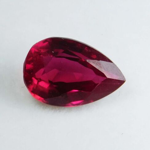 Red Ruby Pear Cut 8.52 Carat Natural CERTIFIED Perfect Ring Size Loose Gemstone in Kuwait