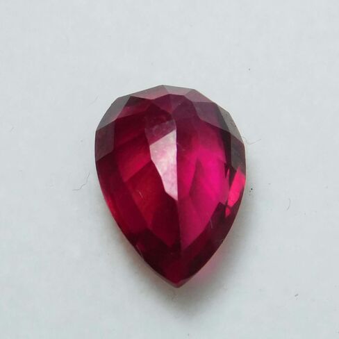 Red Ruby Pear Cut 8.52 Carat Natural CERTIFIED Perfect Ring Size Loose Gemstone in Kuwait