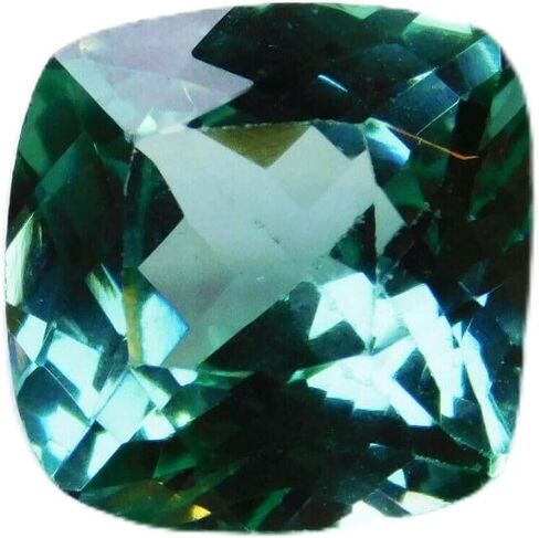 Ring Size Square Cushion Cut 8 Ct Grandidierite NATURAL Green Loose Gemstone in Kuwait