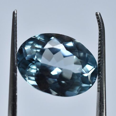 Stunning Quality Lite Blue Sapphire 10.17 Ct Blue Sapphire Gemstone Certified in Kuwait