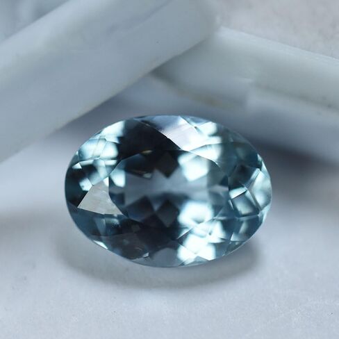 Stunning Quality Lite Blue Sapphire 10.17 Ct Blue Sapphire Gemstone Certified in Kuwait