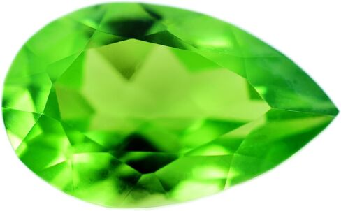 PERIDOT Pear Cut Green 8 To 10 Ct CERTIFIED Rare Loose Gemstone Each Ring Size in Kuwait