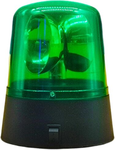 LED Strobe Light, DJ Flashing Stage Lights, Rotating Red Flashing Beacon Party Lamp Strobe Light with Switch Control for DJ Show Bar(,Green) in Kuwait