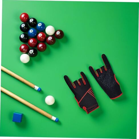 Kisangel Professional Bowling Gloves Silicone Anti-Slip Sports Gloves Breathable Fingerless Palm Design Red Size L/XL Outdoor Fitness Men Women in Kuwait