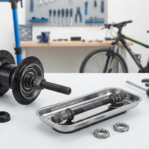 FENICAL Bike Rear Axle Replacement, 18. 5cm / 7. 27inch Bicycle Wheel Bearing Axle with 25mm Wheel Hub Steel Ball, Solid Mountain Bikes Hub Shaft and Washer Kit for DIY Repair in Kuwait