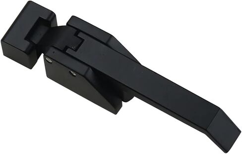 door lock Zinc Alloy Door Handle Lock Heavy Duty Industrial Automation Equipment Black(With lock cylinde) in Kuwait
