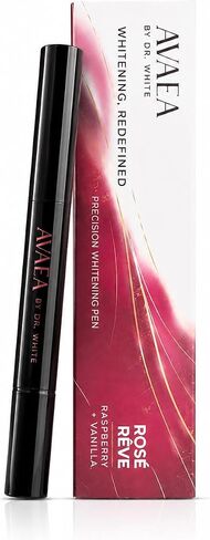 Dr. White’s AVAEA™ Rose Rêve Teeth Whitening Pen | 0.09 Fl Oz Pap+ Precision Whitening Serum | Peroxide-Free Whitening Treatment | Raspberry + Vanilla in Kuwait