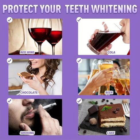 NomadNest Teeth Whitening Pen (4 Pcs) – Painless Teeth Whitener for Sensitive Teeth, Mint Flavor Whitening Gel, Removes Coffee & Tea Stains, Enamel-Safe, Travel-Friendly for a Brighter Smile in Kuwait