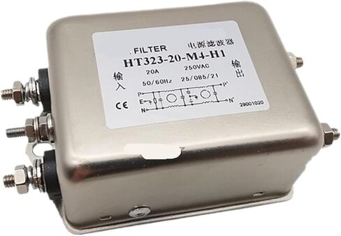 مرشح الطاقة ثنائي القطب أحادي الطور HT323-30-M4-H5 10A 16A 20A 30A لتقليل الضوضاء المضادة للتدخل (HT323-30 -M4- H5 30A) in Saudi Arabia
