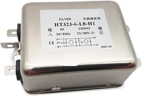 مرشح الطاقة ثنائي القطب أحادي الطور HT323-30-M4-H5 10A 16A 20A 30A لتقليل الضوضاء المضادة للتدخل (HT323-30 -M4- H5 30A) in Saudi Arabia
