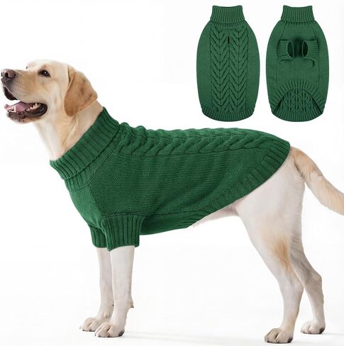 سترات الكلاب للكلاب المتوسطة كلاسيكية الكلب الكلب سترة عيد الميلاد سميكة دافئة pullover pet pet struck stretch ملابس الشتاء ملابس الشتاء مع ثقب المقود (الوردي ، م) in Kuwait