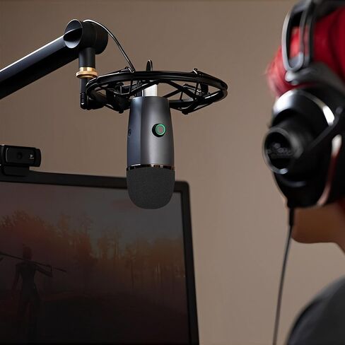 Geekria for Creators Foam Windscreen Compatible with Logitech for Creators Blue Yeti Nano USB Microphone Pop Filter, Mic Wind Cover, Sponge Foam Filter (Black / 2 Pack) in Kuwait