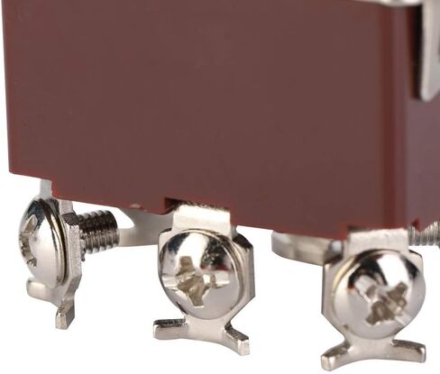 HUIOP 6 Pin3 Position Toggle Switch, Hand Control Valve for Mechanical Operation, Convenient Metal Knob Switch, Compact Lightweight Design, Easy Installation and Maintenance, 5PCS in Kuwait