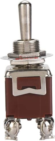 HUIOP 6 Pin3 Position Toggle Switch, Hand Control Valve for Mechanical Operation, Convenient Metal Knob Switch, Compact Lightweight Design, Easy Installation and Maintenance, 5PCS in Kuwait