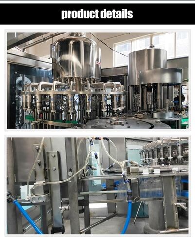 Stainless Steel High Efficiency Water Canning Line, Automatic Water Bottling Equipment with PLC Control,Material Suitable for 500ml-15L Bottles Low Maintenance,Auto Capping for 500ml-10L Bottles in Kuwait