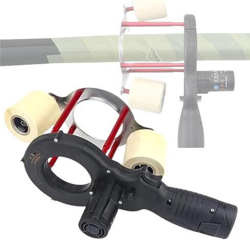 Air Conditioning Tape Winding Machine, 27W Rechargeable Pipe Wrapping Machine, Speed 70-380 RPM, Applicable Tape Width 1.97-3.94 in in Kuwait