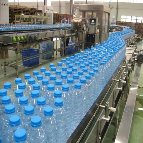 Automatic Energy-Saving Water Bottling Production Line, PLC Control Stainless Steel Canning Equipment, High Efficiency for 1L-10L Drinking Water Plants,Easy Operation for 500ml-10L Bottles in Kuwait