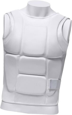 Martials Art Chest Protectors Shock Absorbings Adjustable Straps Comfortable Wear Unisex Karate Guard for Sports Martial Arts Chest Guard Breathable Protective Gear with Adjustable Fit for Karate in Kuwait