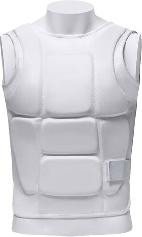 Martials Art Chest Protectors Shock Absorbings Adjustable Straps Comfortable Wear Unisex Karate Guard for Sports Martial Arts Chest Guard Breathable Protective Gear with Adjustable Fit for Karate in Kuwait