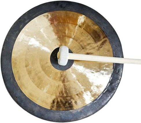 Chinese Traditional Bronze Instrument, Gongs, Small Oil Gongs, Props, Gongs, Opening Gongs, Three Sentence and A Half Performance Accompaniment in Kuwait
