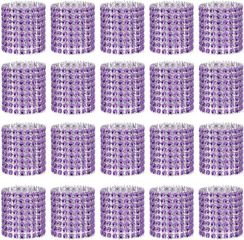20-Pack Gold Napkin Rings, Alloy Metal Napkin Holders for Wedding Reception, Christmas Dinner, Holiday Table Decorations, Decorative Napkin Buckles Clips for DIY Party Supplies in Kuwait