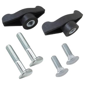 Lawn Mower & Snow Blower Handle Screws – 2 Handles + 4 Bolts, 7.66mm & 7.8mm, Easy Hand-Tighten by BLUE ELF in Saudi Arabia
