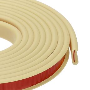 PATIKIL 3/8 Inch x 20 Feet U Shape Edge Banding, TPE Rubber Edge Trim Self Adhesive Veneer Edging Trim for Veneer Furniture Cabinets Shelves Table, Black in Kuwait
