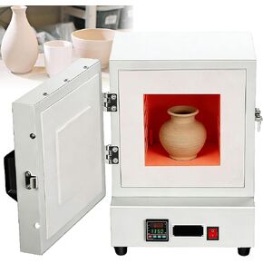 2000w Electric Ceramic Laboratory Muffle Furnace, Electric Kiln for Pottery at Home 1150℃ Metal Melting Furnace, for Dentistry, Ceramic Works, Jewelry Treatment in Saudi Arabia