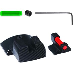 TAG PRECISION Tactical Gun Sights Compatible with Novak 1911 Government 10mm Auto/.45 ACP | CNC-Machined Steel Nitride Coated Front & Rear Handgun Sights in Kuwait
