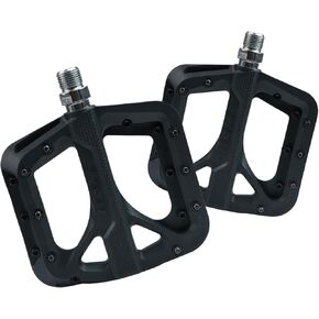 Bike Pedals 9/16" Universal Fit for MTB BMX Road Gravel Bikes, Anti-Slip Flat Pedals, Lightweight Nylon Body, 1DU+1 Bearing, Chromoly Steel Axle, 5 Colors in Saudi Arabia