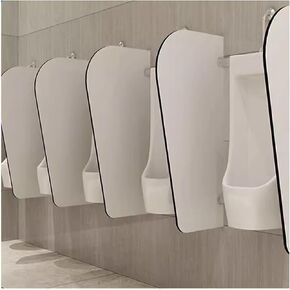 Toilet Partition Board Waterproof Toilet Partition Wall-Mounted Men's Toilet Baffle Partition Wall Public Toilet Partition Urinal Privacy Screen in Kuwait