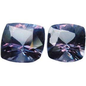 16 Ct Natural Alexandrite COLOR-CHANGE Cushion Shape CERTIFIED Gemstone Pair in Kuwait