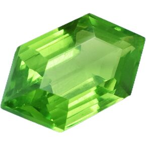 9.50 Ct Natural Rare GREEN Peridot CERTIFIED Fancy Cut Loose Gemstone Ring Size in Kuwait