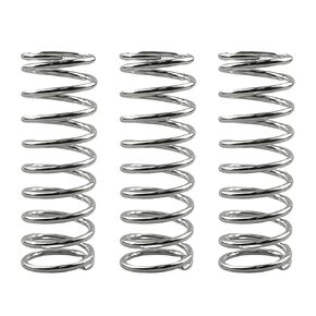 (3 عبوات) 9734 زنبرك ضغط، سلك 0.105 GA × 1-1/8 بوصة OD × 3 بوصة طول | هيكل فولاذي زنبركي، لمسة نهائية مطلية بالنيكل، للأجهزة وألعاب السيارات والأجزاء الميكانيكية in Kuwait