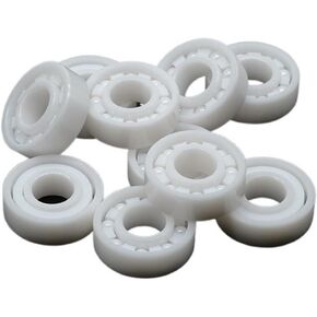 محمل سيراميك كامل 608 ZrO2/Si3N4 محامل زلاجات مضمنة السرعة 7 خرز 608RS Fast Bering (16 قطعة سيراميك أبيض) in Kuwait
