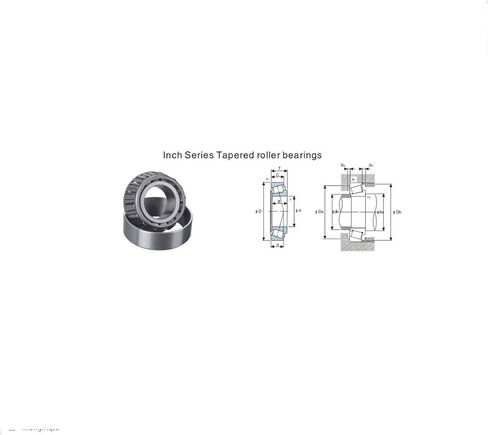 Roller Bearings L44610/ L44643 Inch Bearing 25.4x50.292x14.732mm Series Tapered in Kuwait