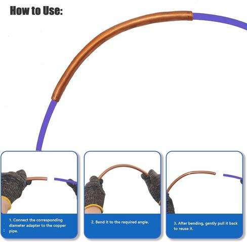 3/4 Inch Copper Tube Bending Strip 4m Length Built in Bender HVAC Tool in Kuwait