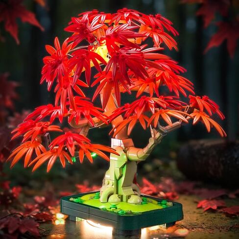 إضاءة التحكم في الضوء متوافقة مع LEGO 10348 اليابانية Red Maple Bonsai Tree - لا يوجد طراز أضواء فقط ، وملحقات إضاءة LED متوافقة مع Lego Red Maple Bonsai (إصدار التحكم في الضوء) in Kuwait