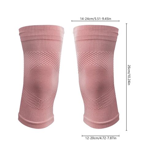 TINAYAUE Compression Knee Sleeve for Women & Men(2 Pack)-Thin Summer Lightweight Breathable Knee Brace for Knee Pain Relief Non-Slip Knee Pad for Running Basketball Volleyball Gym Workout Sports in Kuwait