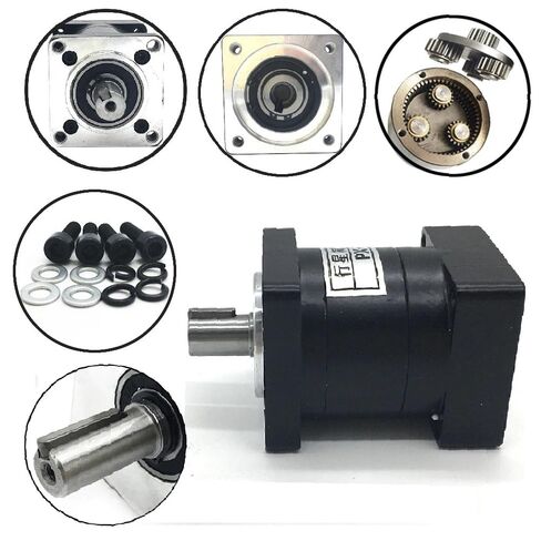 1pcs Nema42 Planetary Gearbox Gear Speed Reducer 110mm Flange Ratio 10:1 Input 19mm Output Tq 70Nm Stepper Motor in Saudi Arabia