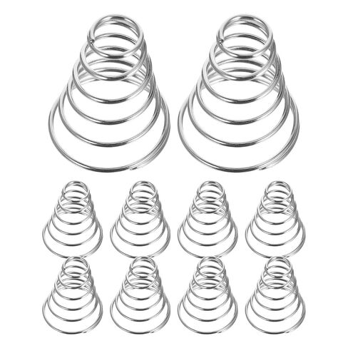 Angoily Battery Spring Replacement Stainless Steel Led Flashlight Contact Spring Tower Compression for Tail Cap Battery Charger Repair Parts 10 Pack for Connector in Kuwait