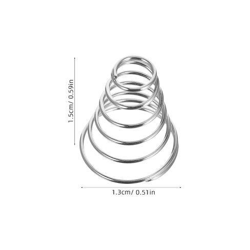 Angoily Battery Spring Replacement Stainless Steel Led Flashlight Contact Spring Tower Compression for Tail Cap Battery Charger Repair Parts 10 Pack for Connector in Kuwait