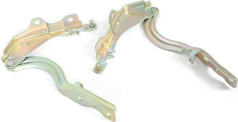 ALMULOO Hood Hinge Compatible with 2015-2019 Hyundai Sonata Left Right Zinc Plated Steel Replacement for HY1236163 HY1236164 in Kuwait