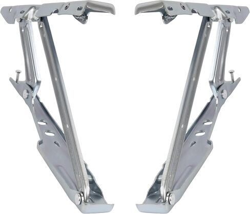 ALMULOO Hood Hinge Compatible with 1982-1992 Chevrolet Camaro Pontiac Firebird/Trans AM Fit for Standard or Z-28 Hoods OER Hood Hinge Set Steel Galvanized in Kuwait