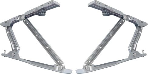 ALMULOO Hood Hinge Compatible with 1982-1992 Chevrolet Camaro Pontiac Firebird/Trans AM Fit for Standard or Z-28 Hoods OER Hood Hinge Set Steel Galvanized in Kuwait