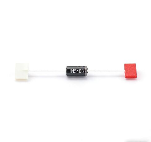 50 قطعة 1N5408 صمام ثنائي مقوم 3A 1000V DO-201AD - صمامات طاقة سيليكون عالية التيار - لتحويل التيار المتردد إلى تيار مستمر، ومقوم الجسر، ودوائر إمداد الطاقة والمشاريع الإلكترونية in Kuwait