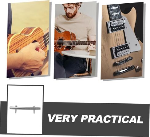 Abaodam 2pcs Tailpiece Part Electric Guitar Accessory Tremolo System Wraparound Bridge Easy Installation in Kuwait