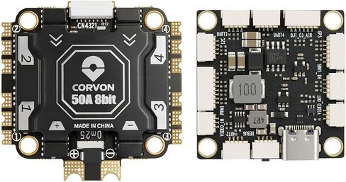 F405 NC 50A Flight Controller 30x30 Stack Support 2-6S LiPo, BLHeli 4in1 ESC Board, BMI088 IMU, 6 UART, Dual BEC, Compatible with Betaflight, INAV, Ardupilot for FPV & Racing Drones in Kuwait